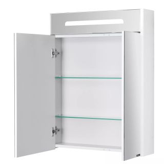 Зеркальный шкаф Акватон Сильва 60см дуб полярный 1A216202SIW70